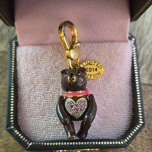 Juicy Couture Limited Edition 2014 Bear Charm with Heart